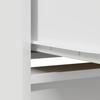 Белый шкаф с ящиком 55,5 x 34 x 119,5 см Древесно-стружечная плита