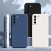 Жидкий силикон Оригинальный чехол для телефона для Samsung Galaxy S21 FE Plus Ultra S21FE S21+ S21Ultra 5G Квадратный Мягкий Базовый Гелевый Задняя крышка