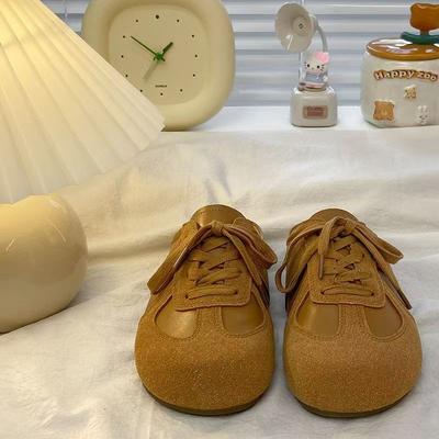 Мода 2025 Бренд Женская обувь Шнуровка спереди Женские тапочки Мода Уличные С закрытым носком Повседневные Легкие Удобные Плоские тапочки Zapatos