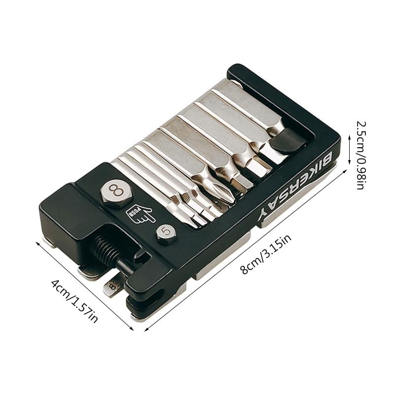 Портативный велосипедный мультитул, многофункциональный ключ, набор инструментов для ремонта велосипеда