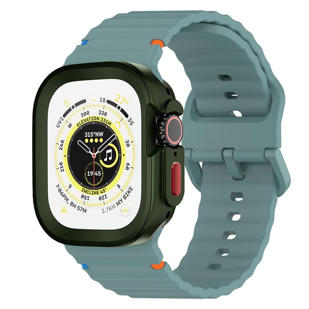 Чехол+Силиконовый ремешок для Apple Watch Ultra 3 2 49мм 46мм 42мм 45мм 44мм 41мм 40мм Ремешок для часов для Series 11 10 9 8 7 6 5 4 SE3/2/1