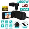 16MP Professional 1080P HD Camcorder Video Camera Night Vision  IPS HD Camera 18X Digital Zoom Camera With Mic 2.4 Inches