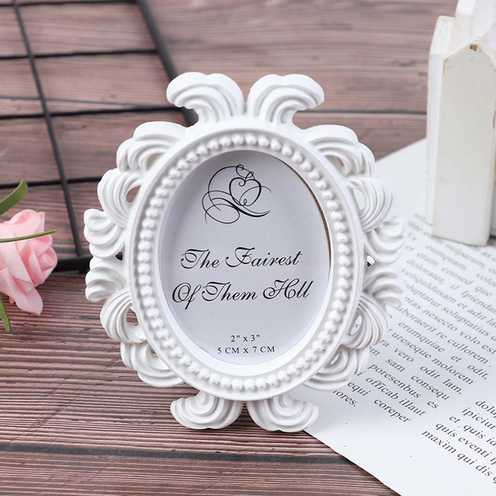 Photography Props Elliptical Desk Table Room Party Supplies Picture Display Home Decor Photo Frame