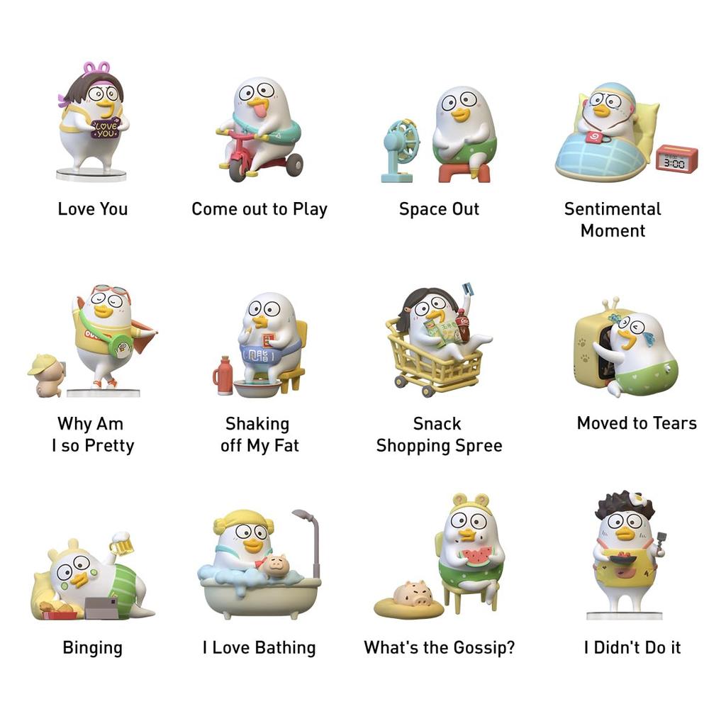 POP MART DUCKYO's Leisure Life Series [Assorted Box] Pop Mart Gachapon Blind Box Figure Plastic Model Premium Toy PVC Soft Vinyl Original Character