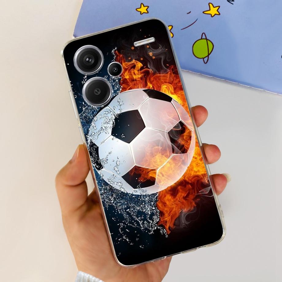 For Xiaomi Redmi Note 13 Pro+ Case Redmi Note13 4G Pro Plus Soft Clear TPU Bumper Funda For Redmi Note 13Pro+ Luxury Fashion Bag