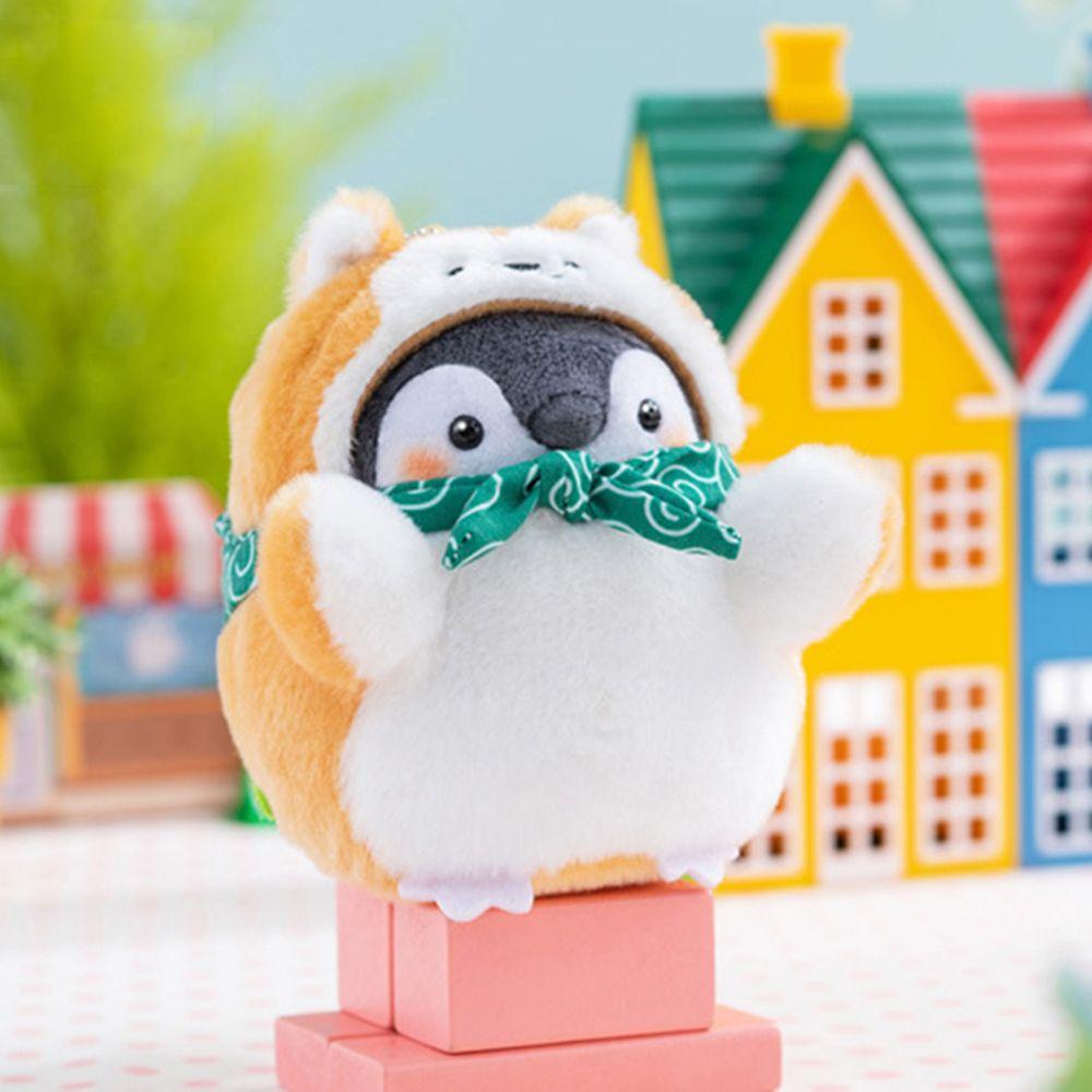 Decoration Bag Decorating Keychain Pendant Pretending Hamster Dog Stuffed Animal Penguin Plush Doll