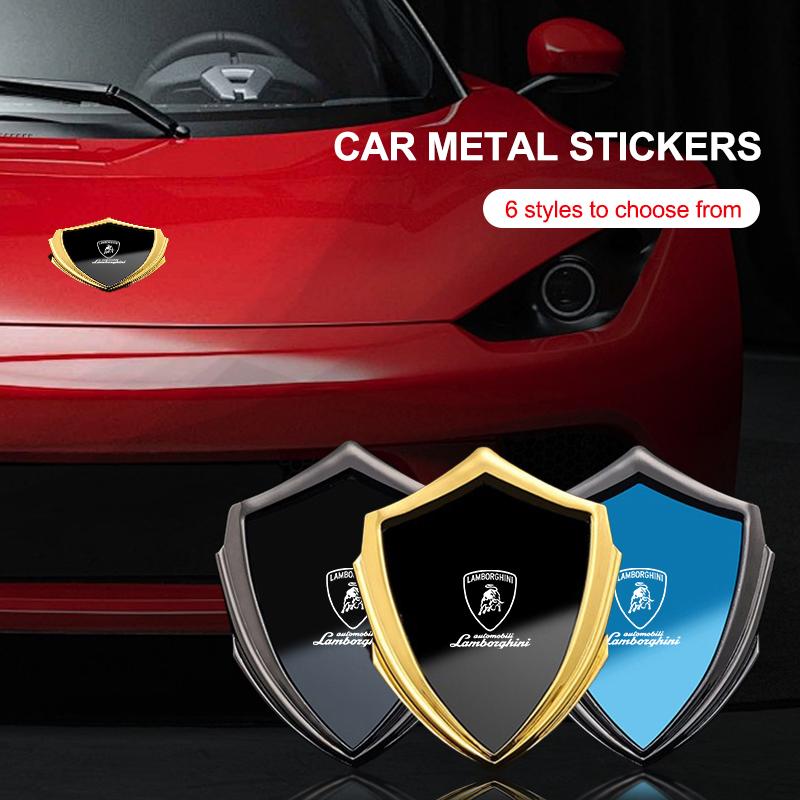 Motorcycle sticker 3D Metal Accsesories auto accessory For Lamborghini Urus Huracan Aventador Premium Interior Auto Accessories ZZ555