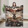 Mewgenics Catapocalypse Майка-одеяло Флис С принтом Портативное Мягкое Пледы для Дивана Офиса Покрывала