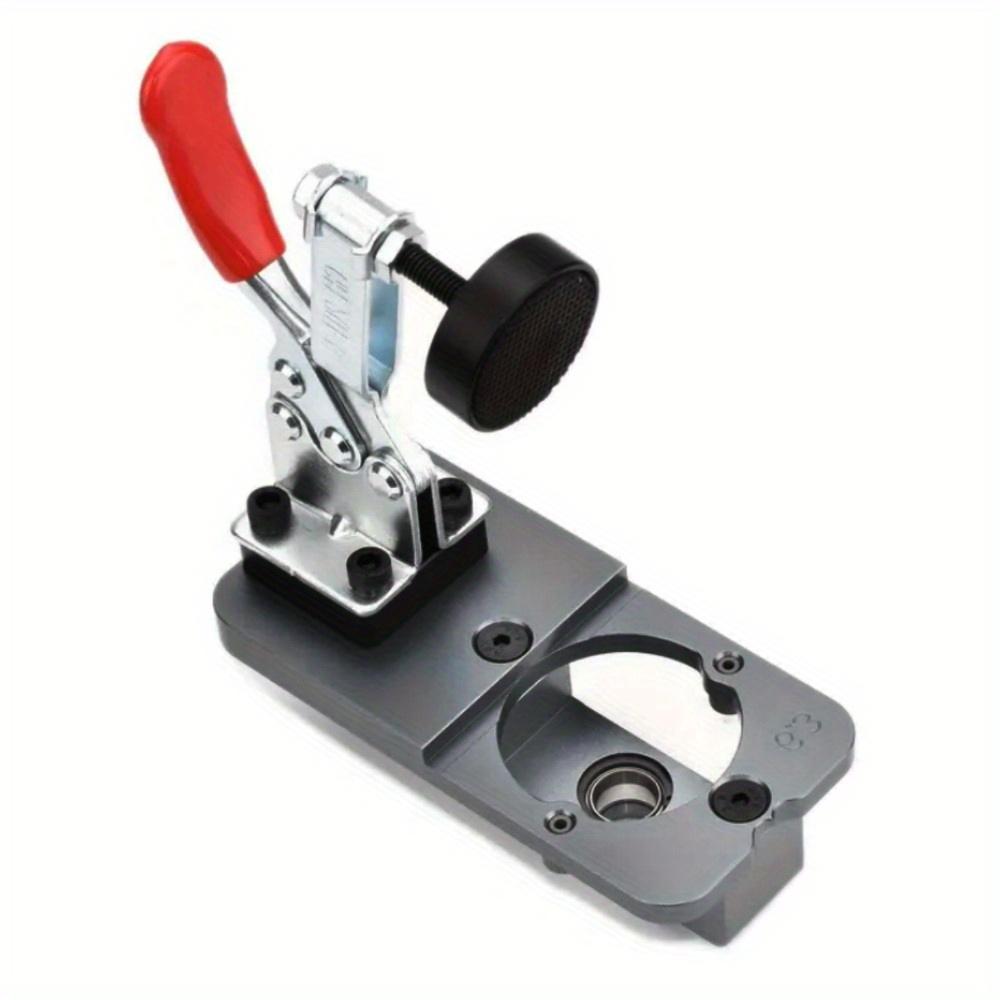 1 комплект 35 мм кондуктор для сверления петель, кондуктор для сверления скрытых петель, шаблон для пробивки отверстий под петли из алюминиевого сплава, локатор для дверей и шкафов