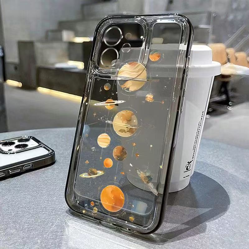 Межзвездная Вселенная подходит для чехла на мобильный телефон iphone15promax, европейские и американские новые модели Apple 16 противоударные 14pro13/12