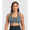 Gains Seamless Bralette Slate Teal B1c6g Tbrd