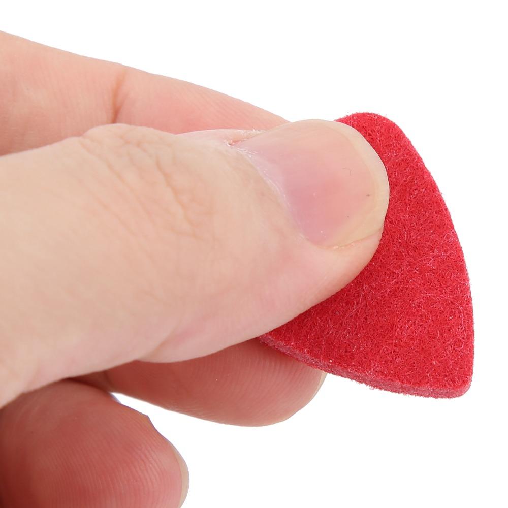 3PCS Mixed Color Felt Guitar Picks Wool Felt Material Music Instrument Accessories  For Practicing