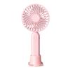 USB Mini Handheld Fan Outdoor Portable Rechargeable Cooling Fan with Mobile-Phone Holder for Outdoor Travel Home Office