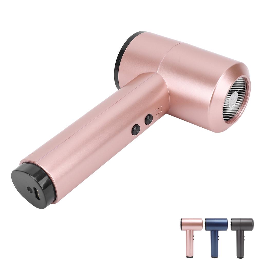 Перезаряжаемый беспроводной фен с аккумулятором 5000 мАч, 6 скоростей, быстрая сушка, портативный для путешествий, для волос