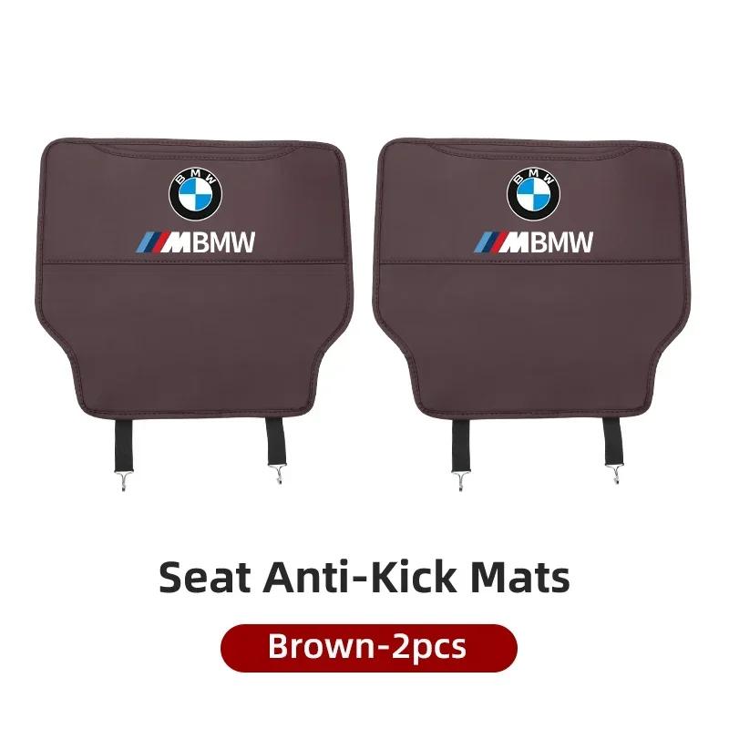 BAGF7 Car Sticker Hot 2025 M Car Seat Back Anti Kick Pad Child Anti-Scratch Protective Mat For BMW E46 E39 E90 E60 E36 F30 F10 E34 X5
