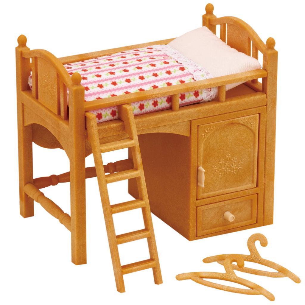 Sylvanian Families Furniture [Loft Bed] Ka-314 ST Mark Certified Toy Dollhouse for Ages 3 and Up, Sylvanian Families by Epoch