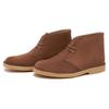 Clarks Кожаные Минималистичные Винтажные Ботильоны Женские Ботинки Темно-Коричневые 261639804