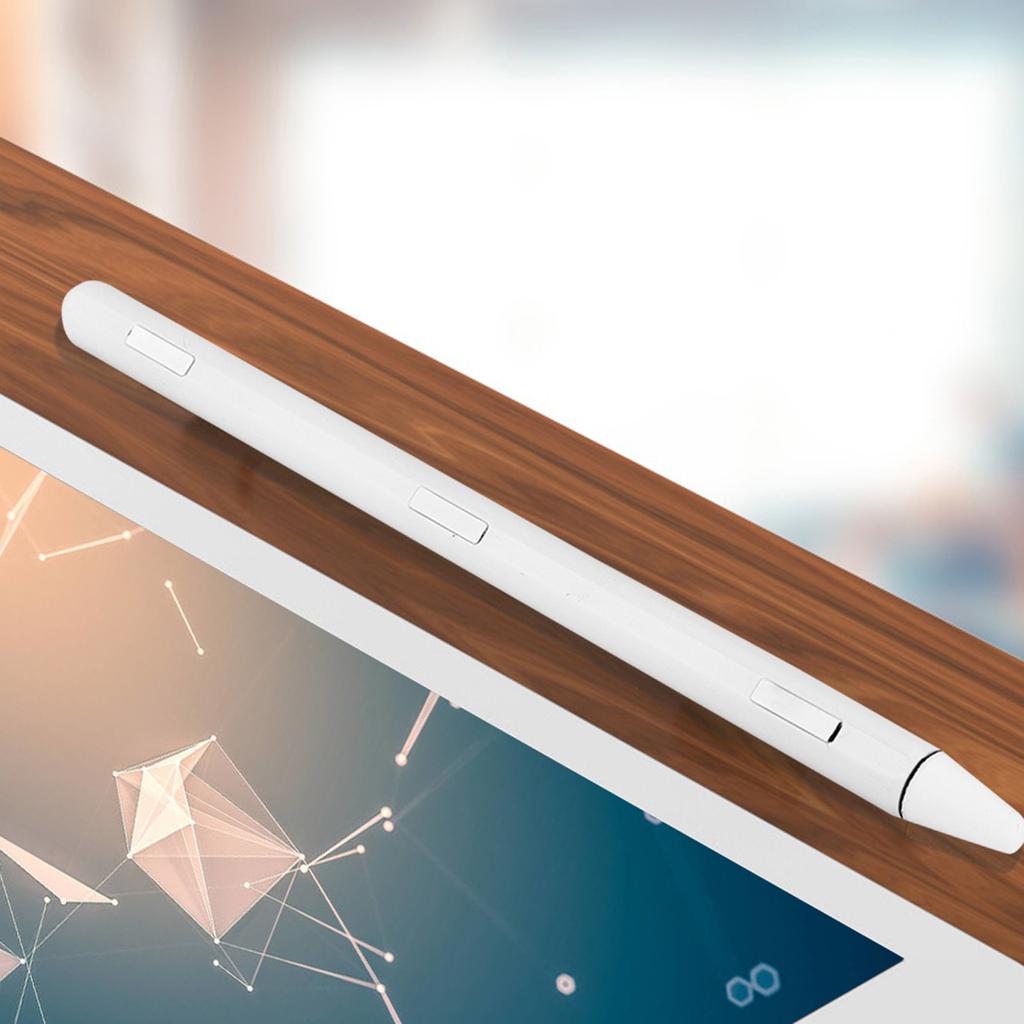 High Sensitivity Capacitive Stylus No Scratch Touch Pen for iPad with Built in Magnet White