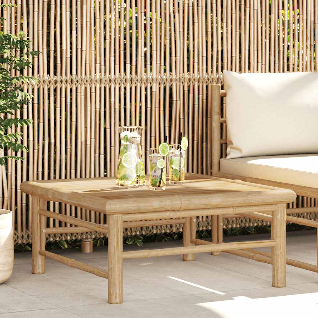 Garden Table 65 x 65 x 30 cm Bamboo
