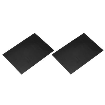 Uxcell 2 Листа Витражного Стекла Мозаичная Плитка 7,9" x 5,9" Листы Черного Витражного Стекла для Поделок, DIY и Художественных Проектов