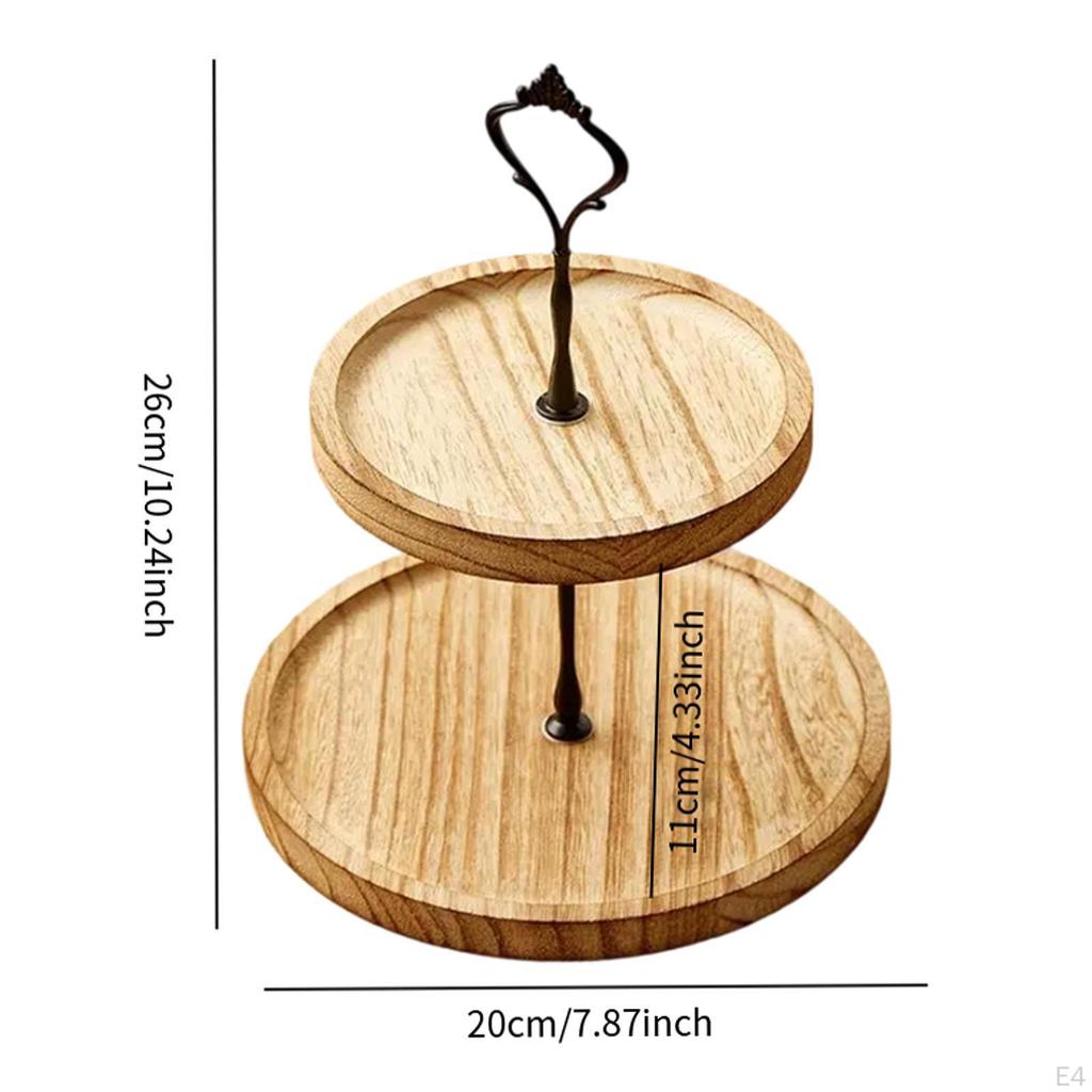 Подставка для кексов, подставка для печенья, двухъярусная универсальная подставка для фруктов, закусок, десертов на день рождения