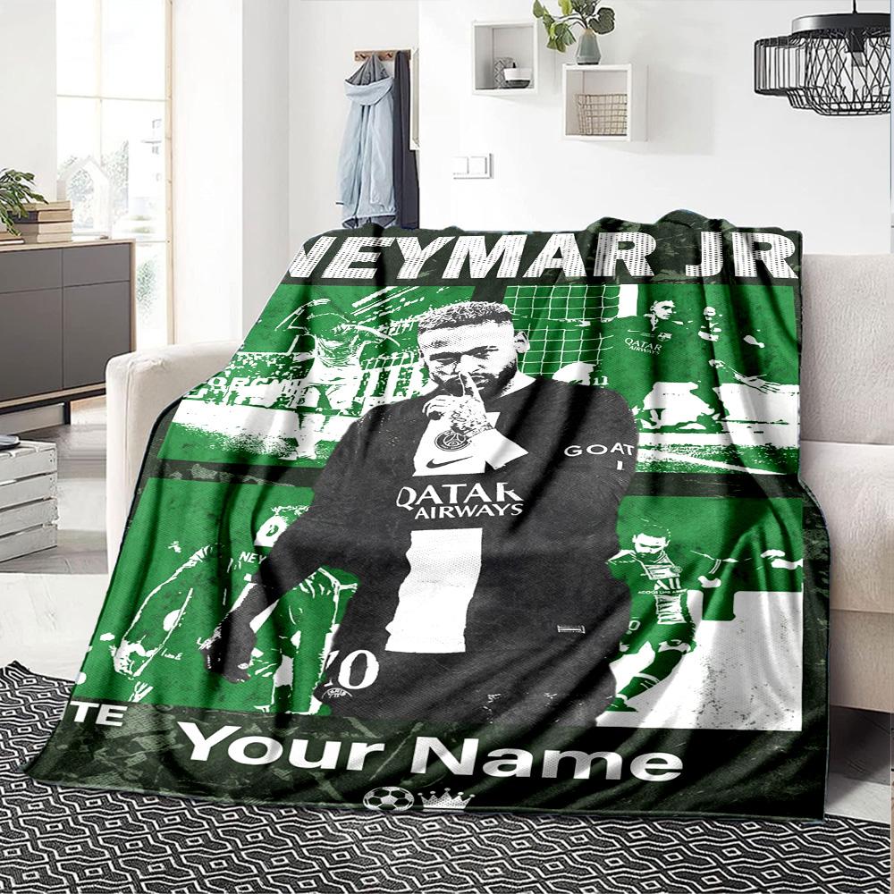 Neymar Energy Poster Blanket Warmthful Decor Perfect For Picnics Office Chair Livingroom For All Occasions Modern Style Gift For Travel Home Birthdays