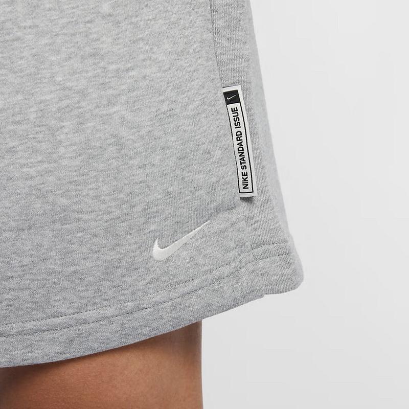 Nike Dri-FIT Standard Issue дышащие быстросохнущие трикотажные однотонные удобные универсальные баскетбольные шорты мужские шорты серые FZ0217-063