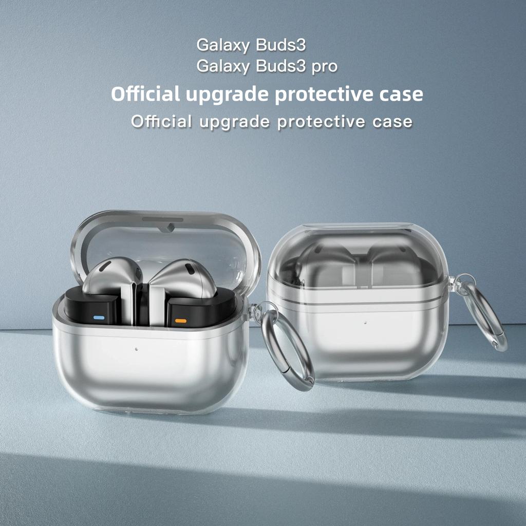 Прозрачный чехол для Samsung Galaxy Buds 3 и Galaxy Buds 3 Pro, прозрачная мягкая защитная крышка из ТПУ для Galaxy Buds 3 / Buds 3 Pro