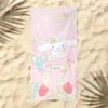 Cute Cartoon Kitten Printed Microfiber Beach Towel Quick Dry Soft Bath Towel For Kids Seaside Swimming