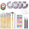 kads Nail Art Brush Gel Nail Brush Dotting Painting Pen Nail Decorations Manicure Set
