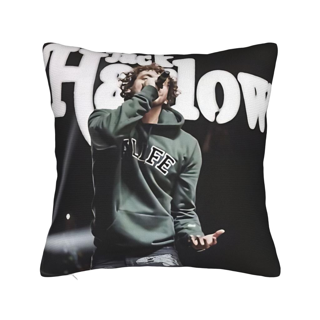 Pillow Case Singer Jack Harlow Soft Pillow Cover For Sofa Car Home Decor Kawaii Pillowcases