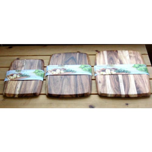 Sato Metal Industry SALUS Cutting Board, Acacia, Large, Wooden