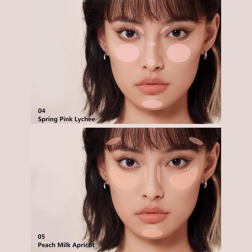 LITTLE ONDINE Многофункциональные румяна LumiBlush 03 Сладкий вишнево-розовый 4,5 г/0,16 унц.