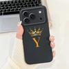 For iPhone 17 Pro 2025 Case For iPhone 17 Pro Max Cover Luxury Crown Flower Letters Soft Silicone Bumper For iPhone 17 Air Coque