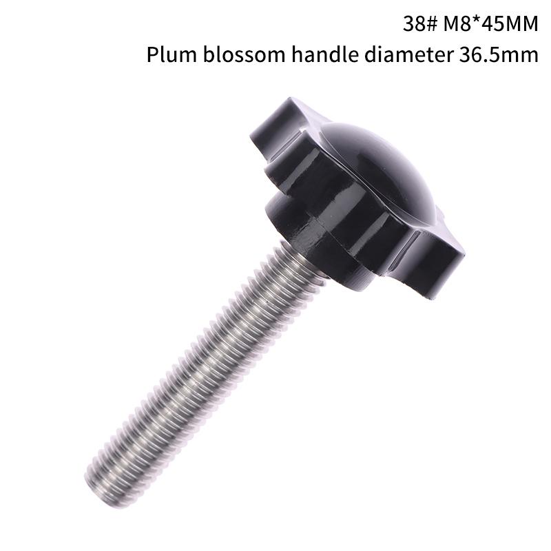 Промышленное оборудование M6 M8 M10 38 # с резьбой в форме звезды, зажимной болт, ручка, бакелитовая пластиковая головка, винт с ручкой