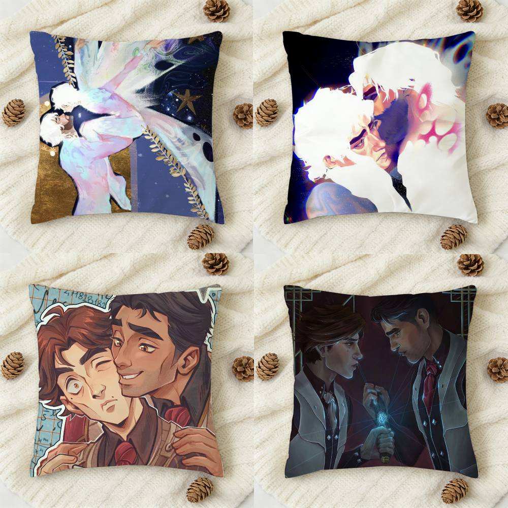 VViktor Jayce jayvik Doublesided Printed Square Decorative Cushion Cover for Sofa Living Room Home Decor