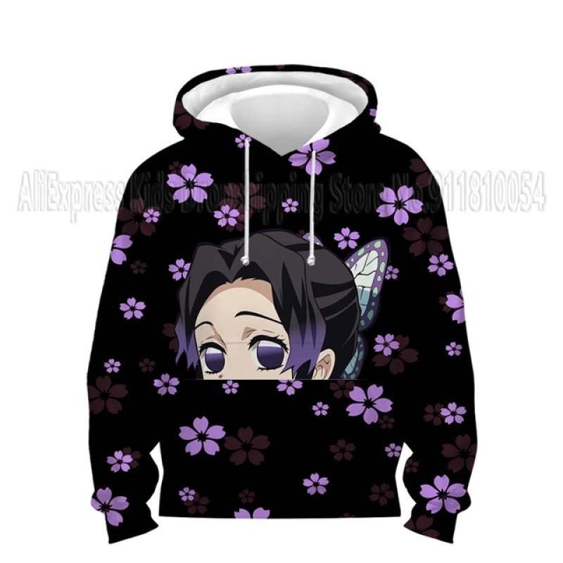 Малыши Демон Slayer 3D принт толстовки детские аниме толстовки мальчики девочки мультфильм свитера детские топы пальто Sudadera Escolar