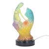 Desk Lamp Sea Maid Theme Innovative Vintage Exquisite Color Painting Resin LED Night Light for Home Bedroom Indoor