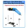 Air Cool Hot Knife Foam Cutter Tool Machine Slotting Groove Styrofoam Polystyrene Fabric Rope Cutter Electric Heating Hot Knife