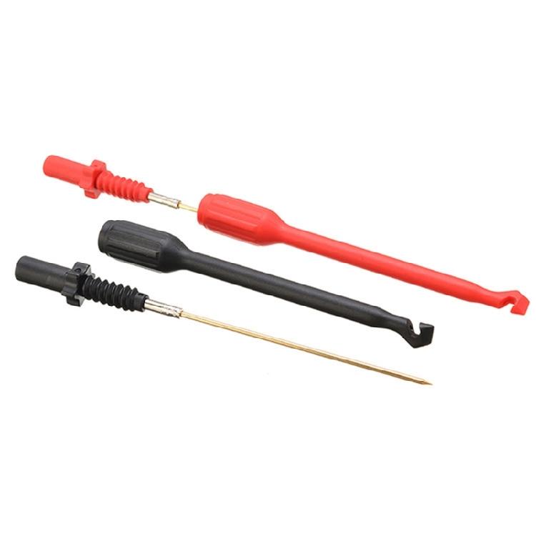 Multimeter Test Leads , Replacement Multimeter Probes with Pointed and Hook 4Mm Banana Interfaces for Maintenance