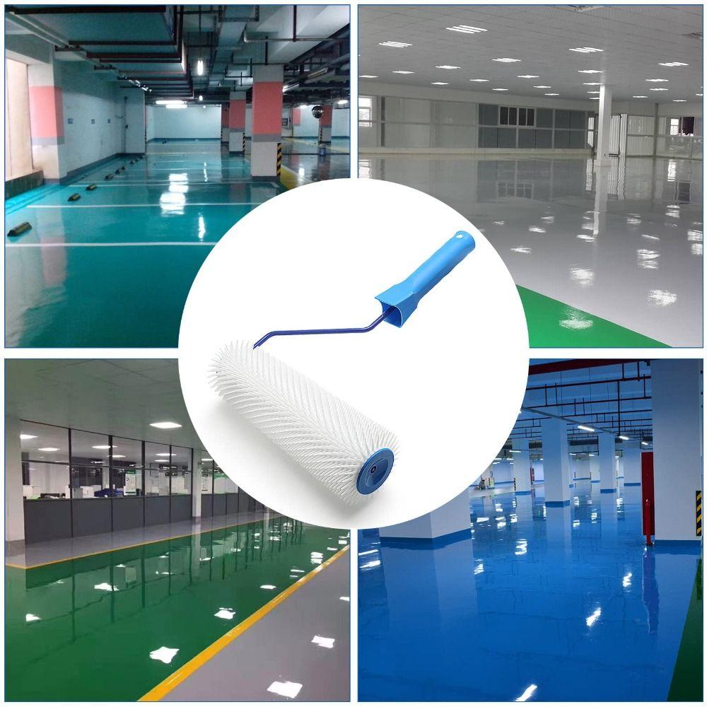 Plastic Latex Floor Durability Self Compound Roller Leveling Screed  Epoxy Floor Paint Construction
