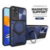 Magsafe Magnetic Camera Protection Case for Xiaomi Redmi Note 11 Pro 11E Pro Armor Hybrid Metal Ring Back Cover For Note 11s 11A