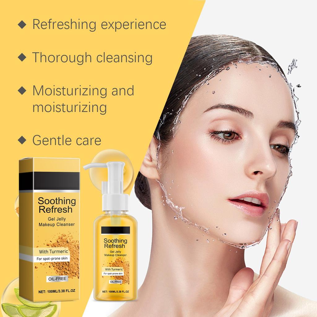 Makeup Remover Cream Cleansing Gel Deep Cleansing For Eyes And Lips Gentle And Non Irritating Makeup Remover 100ml