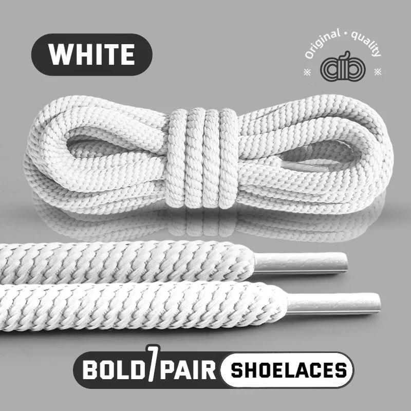 1 пара круглых шнурков толщиной 10 мм для кроссовок, шнурки для беговой спортивной обуви 100/120/140/160 см, шнурки для обуви, аксессуары