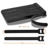 [Invoice Available] 60-Pack Black Cable Ties (15cm) with Velcro Closure, Cable Organizers, do&Positive