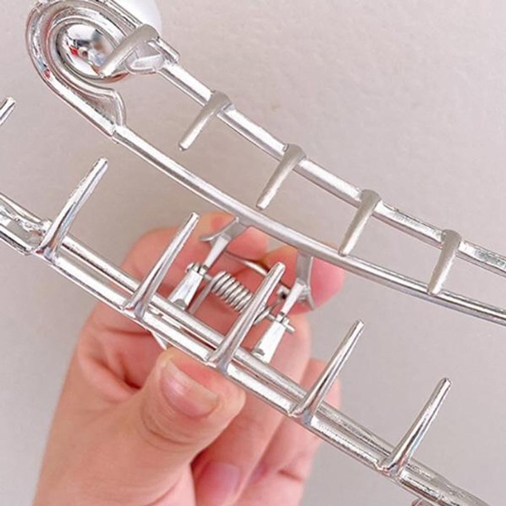 Women's Big Clip Pearl Hair Clip Set of 2