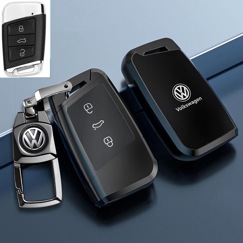 Для VOLKSWAGEN Новый Чехол-Оболочка из Кожи и Цинкового Сплава для Автомобильного Ключа Для VW Volkswagen Magotan Passat B8 Skoda Superb Kodiaq A7 Автомобильный Ключ