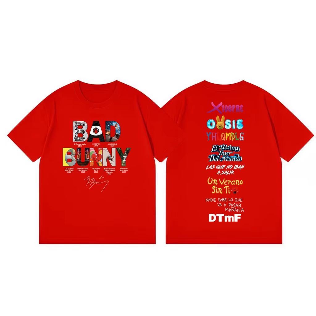 Hot Selling Unisex Vintage Y2K T-Shirt, Bad Bunny Album Merch, Lightweight & Breathable Top For Cool Summer Outfits