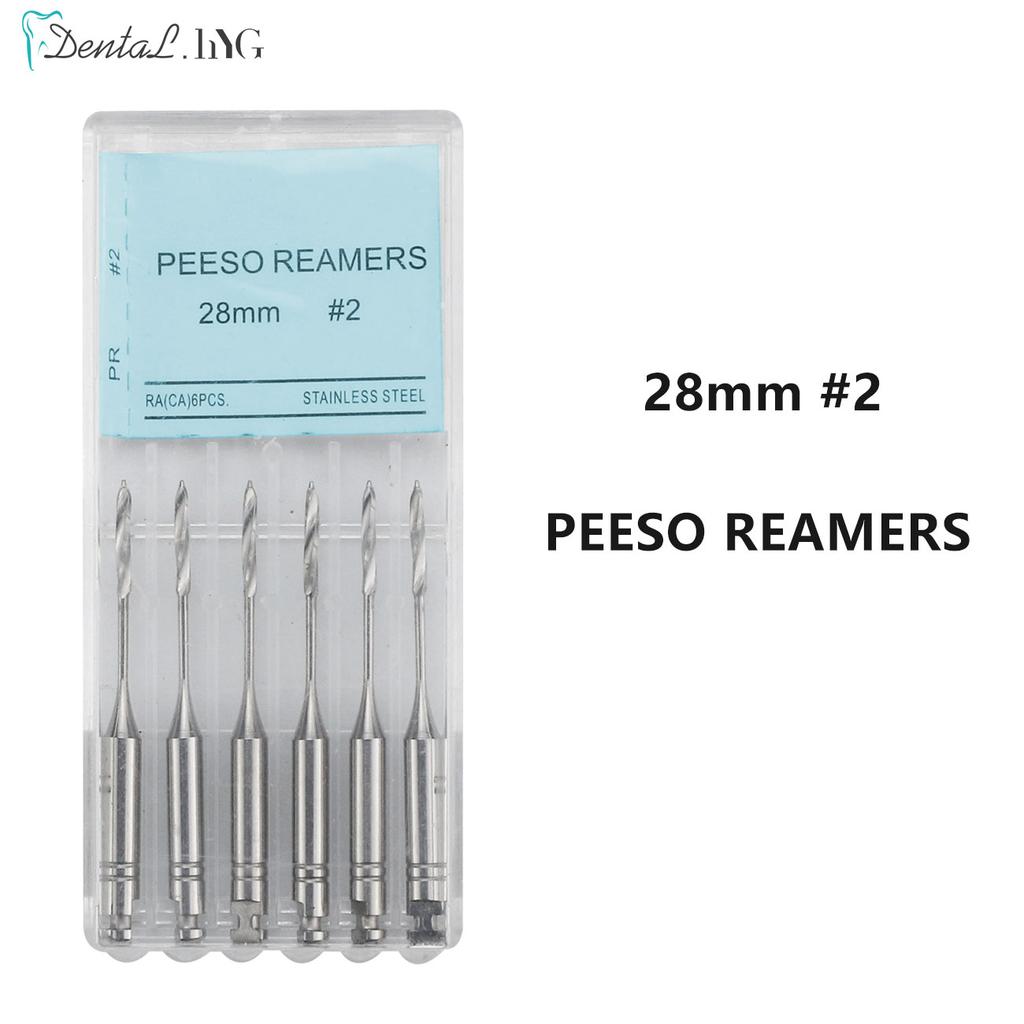 Dental Engine Use Endodontic Gates Drill Peeso Reamers Glidden Rotary 28mm/32mm #1-6 Stainless Steel Endo Files Dentist Material