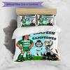 3pcs Duvet Cover Set (1*Duvet Cover + 2*Pillowcase, Without Core), Club Santos Laguna Print Bedding Set, Bedroom Decor, All‑Season, Birthday Gift
